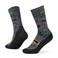 Calcetines BUFF® Lana Merino Grosor Ligero Caña Alta Gris - Miniatura 1