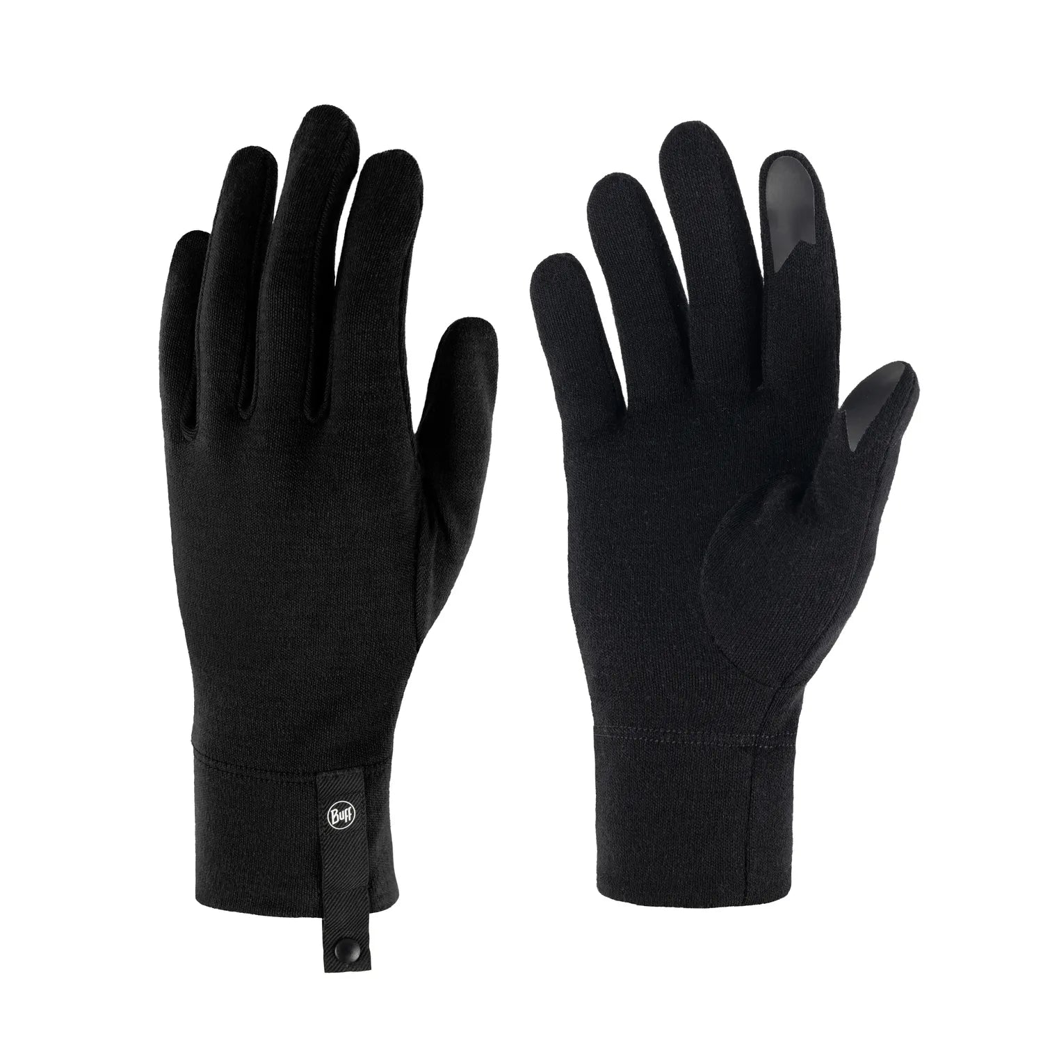 Guantes BUFF® Lana Merino Grosor Medio Negro 1