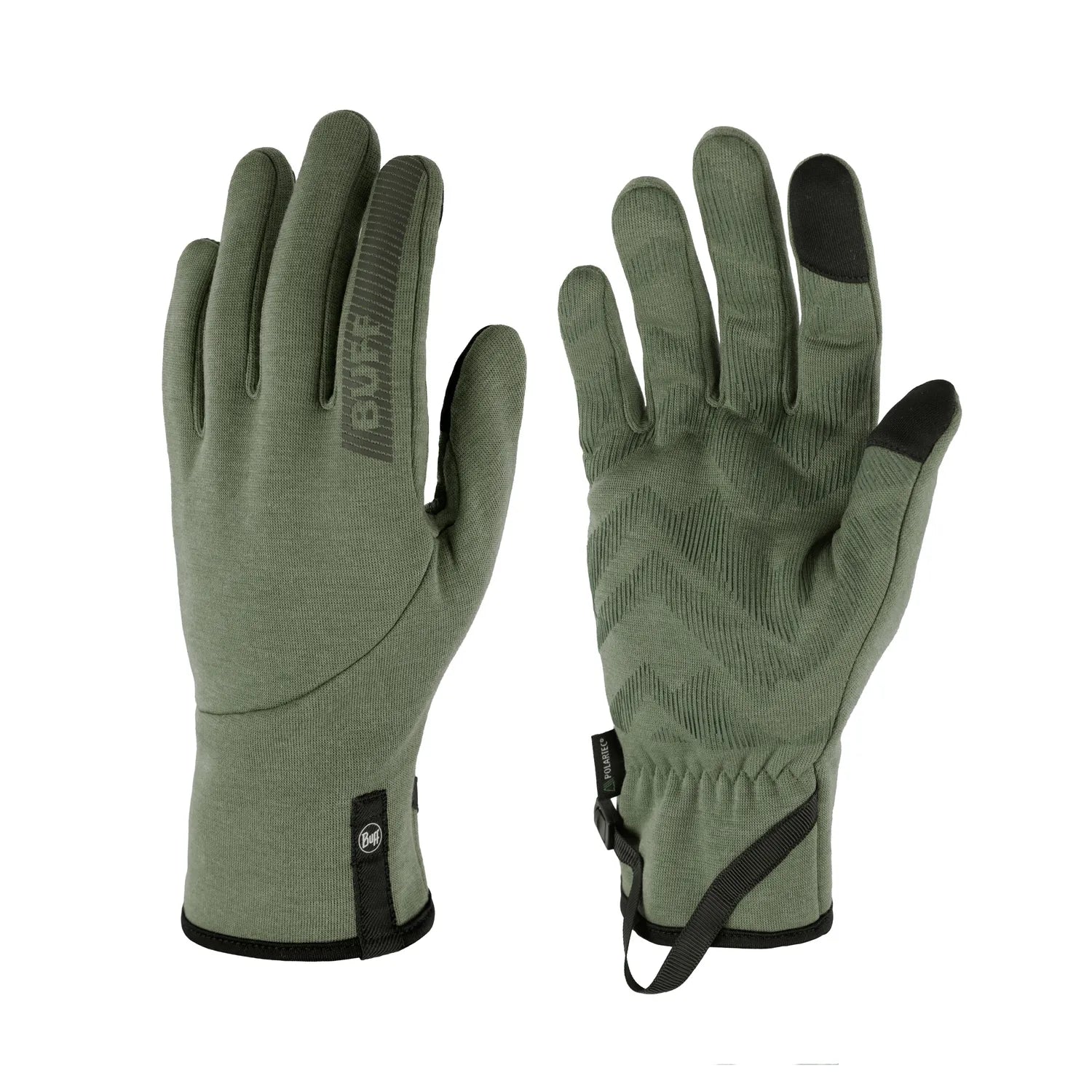 Guantes BUFF® Tech Fleece Kaki 1
