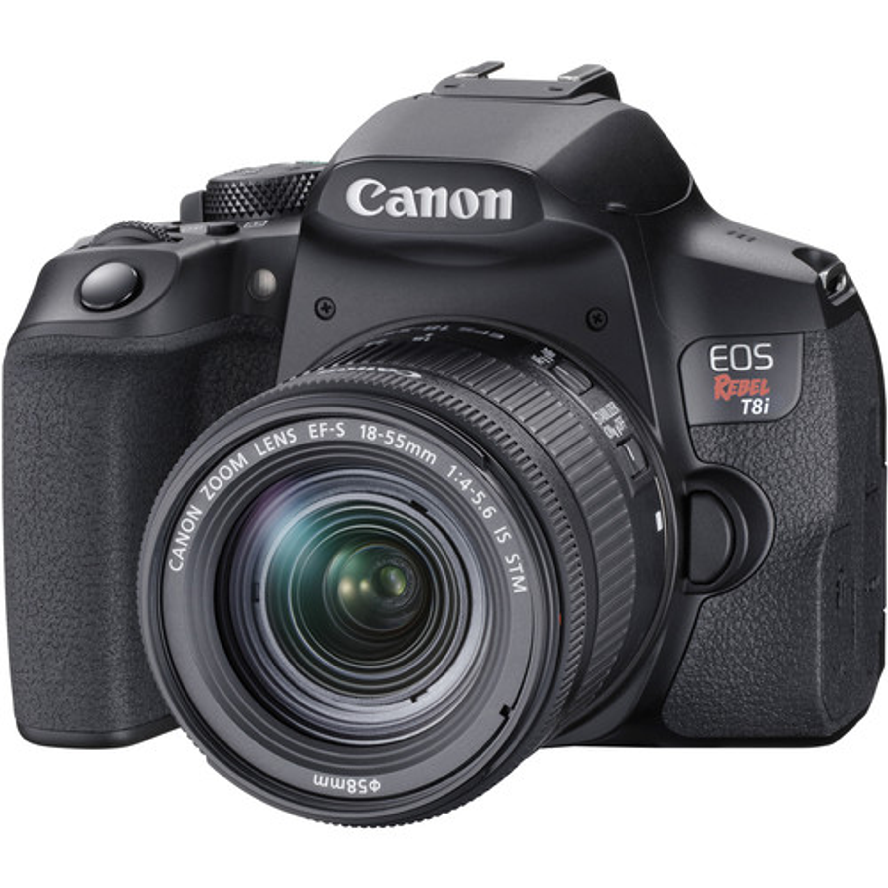 Cámara Canon EOS Rebel T8i DSLR con lente de 18-55 mm f/4...
