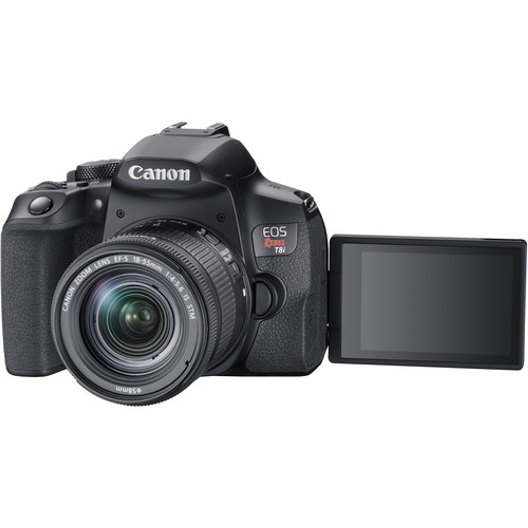 Cámara Canon EOS Rebel T8i DSLR con lente de 18-55 mm f/4...
