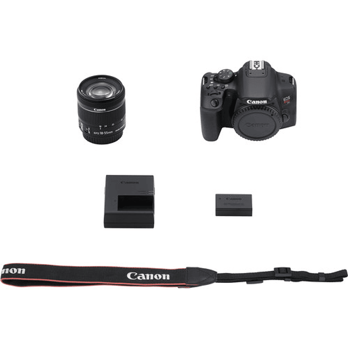Cámara Canon EOS Rebel T8i DSLR con lente de 18-55 mm f/4-5,6 IS STM. 9