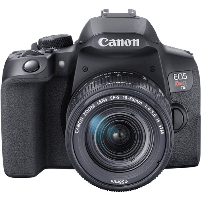 Cámara Canon EOS Rebel T8i DSLR con lente de 18-55 mm f/4-5,6 IS STM. 11