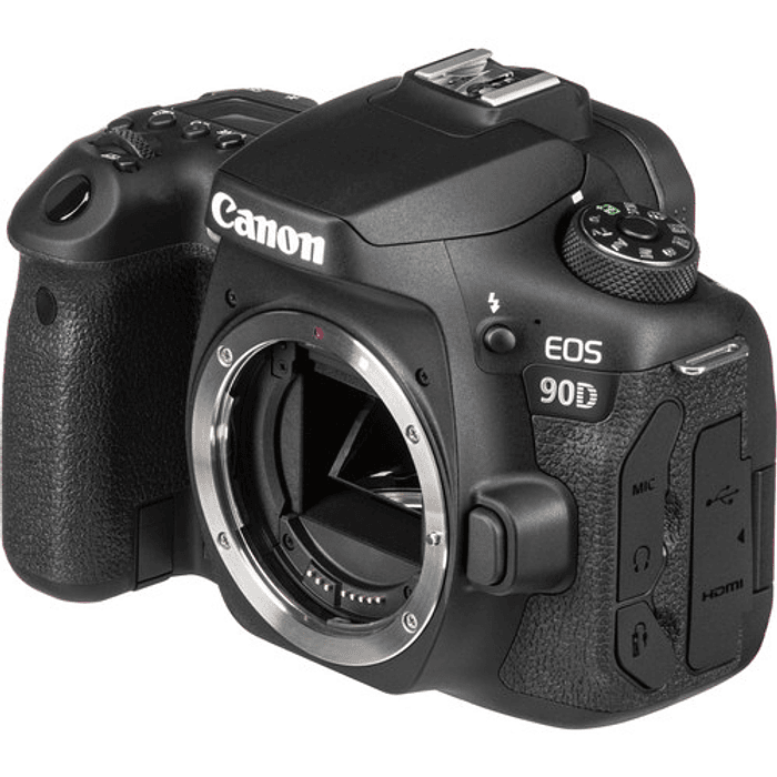 Cámara Canon EOS 90D DSLR solo cuerpo 6