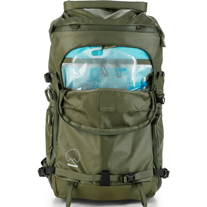 KIT MOCHILA SHIMODA ACTION X30 VERDE MILITAR CON INSERTO MEDIANO. 3