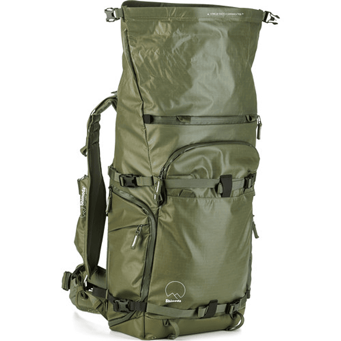 KIT MOCHILA SHIMODA ACTION X30 VERDE MILITAR CON INSERTO MEDIANO. 10