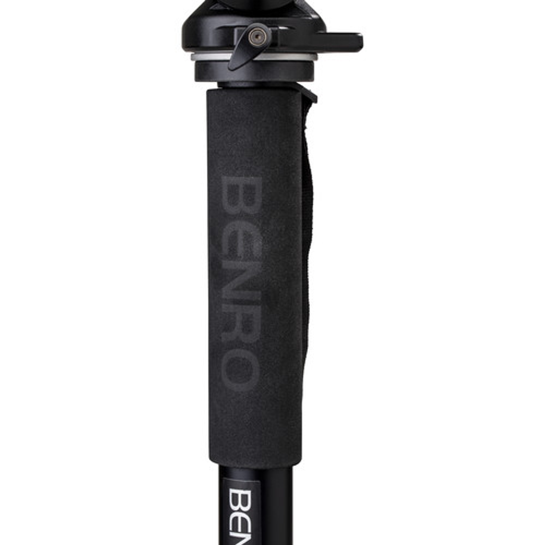 Monopie de aluminio Benro A48FD con base de 3 patas y video fluido S4Pro