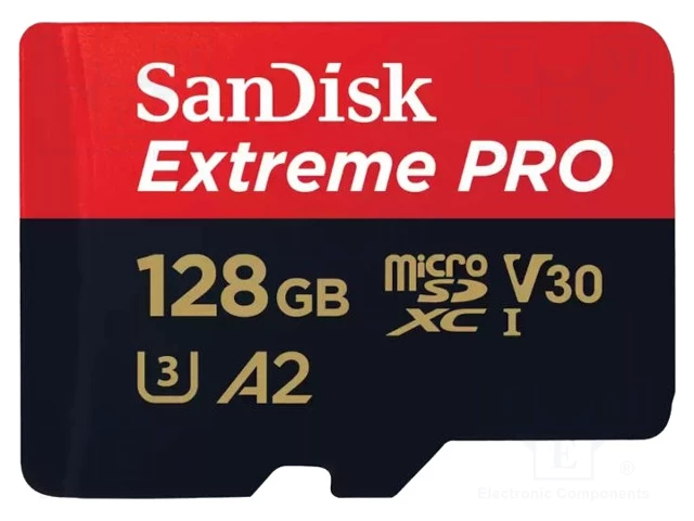 SANDISK TARJETA DE MEMORIA MICRO SD 128GB EXTREME PRO 200MB/s UHS-I U3 A2 ADAP SD SANDISK SDSQXCD-128G-GN6MA
