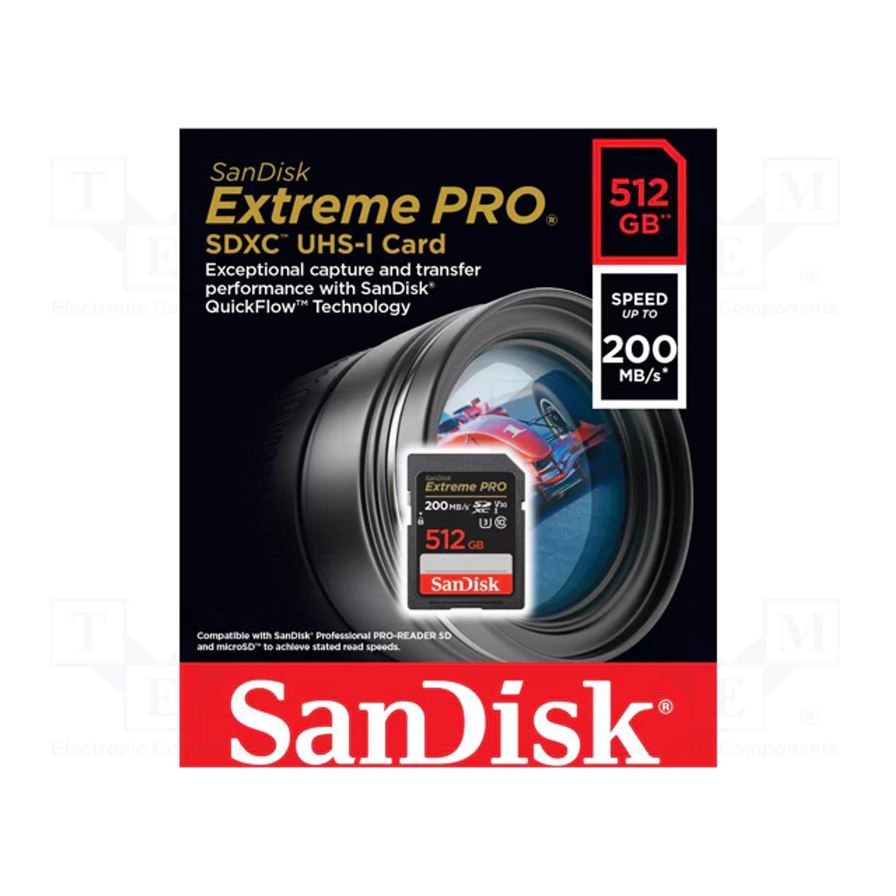 SanDisk 512GB Extreme PRO UHS-I SDXC Tarjeta de Memoria