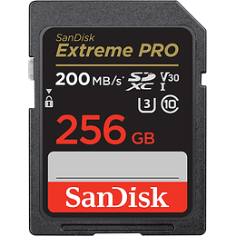 SanDisk 256GB Extreme PRO UHS-I SDXC Tarjeta de Memoria