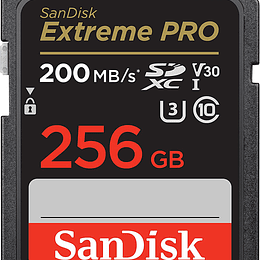 SanDisk 256GB Extreme PRO UHS-I SDXC Tarjeta de Memoria