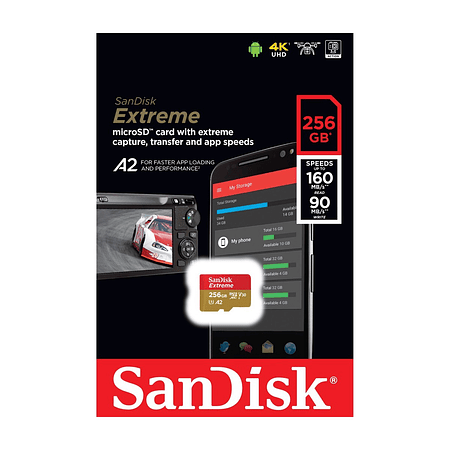 TARJETA DE MEMORIA SANDISK MICROSD 256GB EXTREME