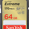TARJETA DE MEMORIA SANDISK SD 64GB EXTREME MODELO # SDSDXV2-064G