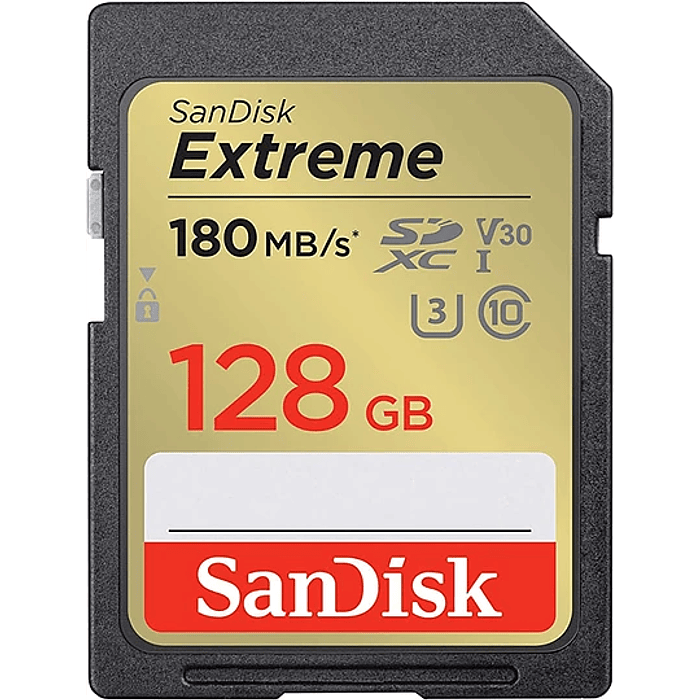 TARJETA DE MEMORIA SANDISK SD 128GB EXTREME 1