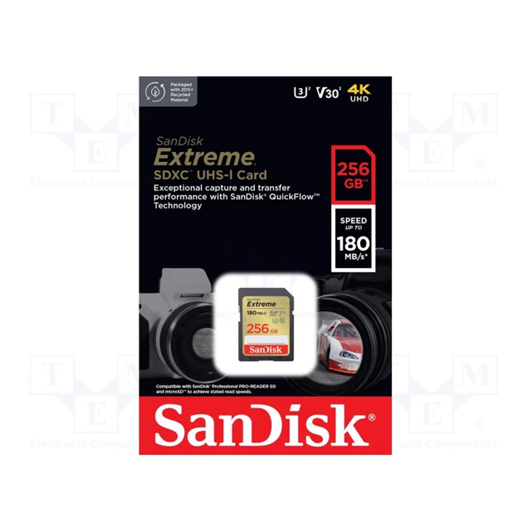 TARJETA DE MEMORIA SANDISK SD 256GB EXTREME