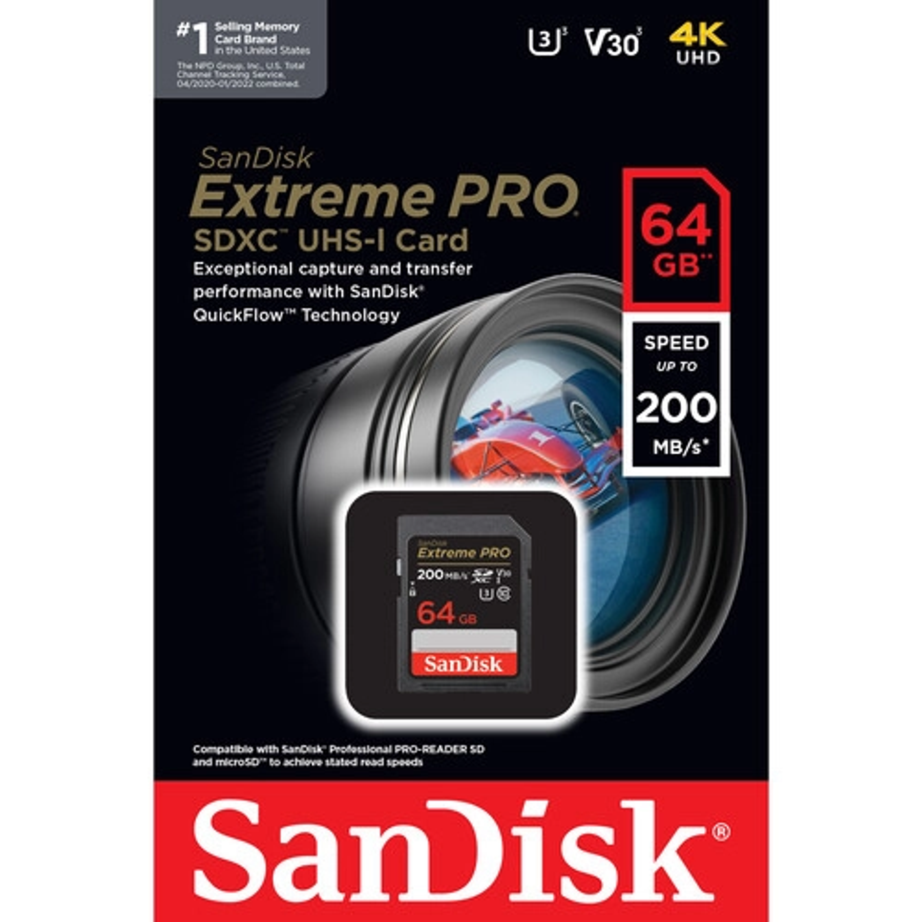 Tarjeta SD 64 GB SanDisk Extreme - ElectroMundo.