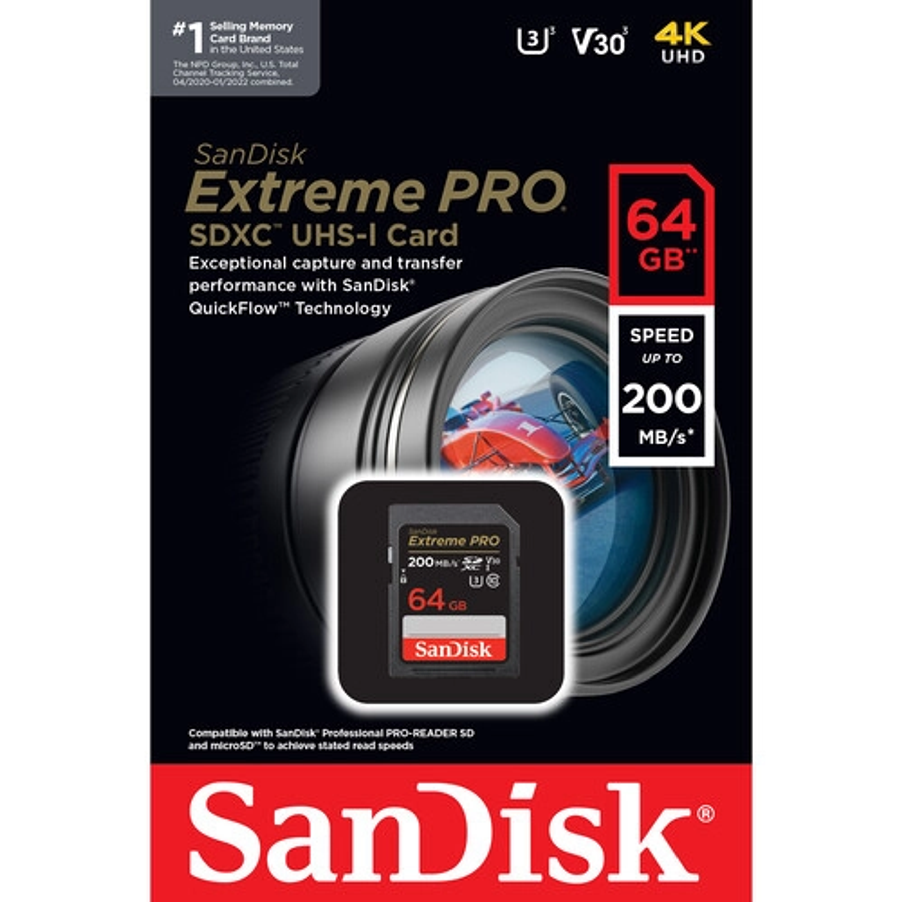 TARJETA DE MEMORIA SANDISK SD 64GB EXTREMEPRO