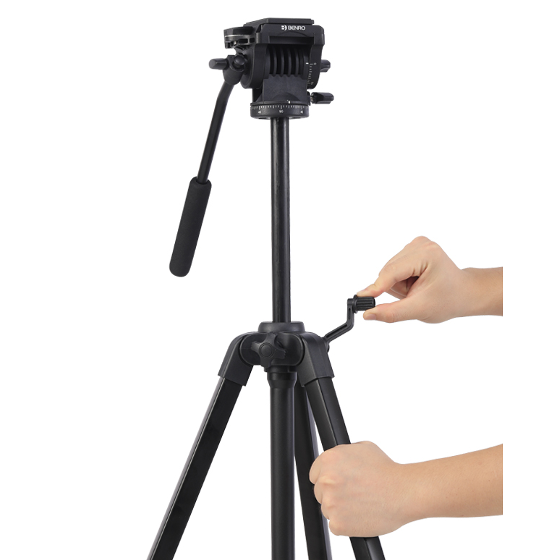 Benro T891 Trípode híbrido para foto y video  con cabezal fluido