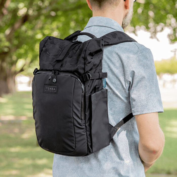 Tenba Fulton v2 10L Photo Backpack (Black/Black Camo) 17