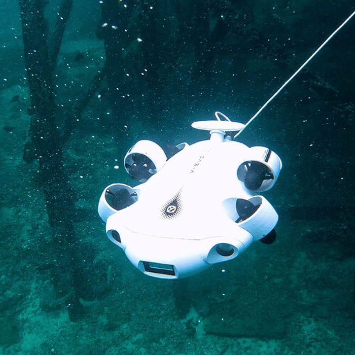 FIFISH V-EVO QYSEA  Submarino AI ROV con brazo robótico. 22