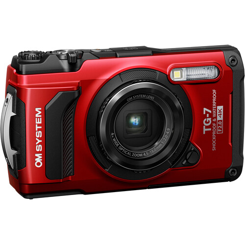 CAMARA OLYMPUS OM TG-7 COLOR ROJO TG7