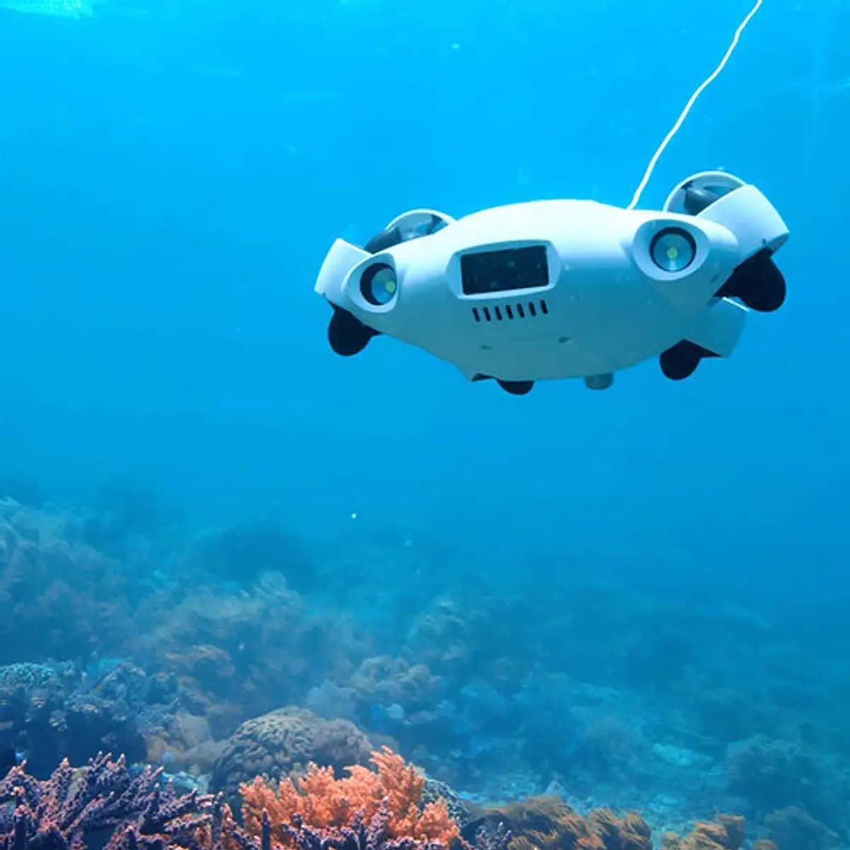 FIFISH V-EVO E200 QYSEA ROV SUBMARINO CON 200 mts. DE CABLE,