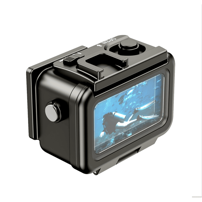 Carcasa Sea Frogs de 60 m/195 pies para DJI Osmo Action 5 Pro/ Osmo Action 4/ Osmo Action 3 3