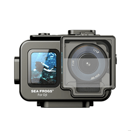 Carcasa Sea Frogs de 60 m/195 pies para DJI Osmo Action 5 Pro/ Osmo Action 4/ Osmo Action 3