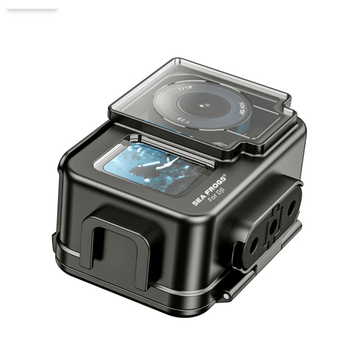 Carcasa Sea Frogs de 60 m/195 pies para DJI Osmo Action 5 Pro/ Osmo Action 4/ Osmo Action 3 4