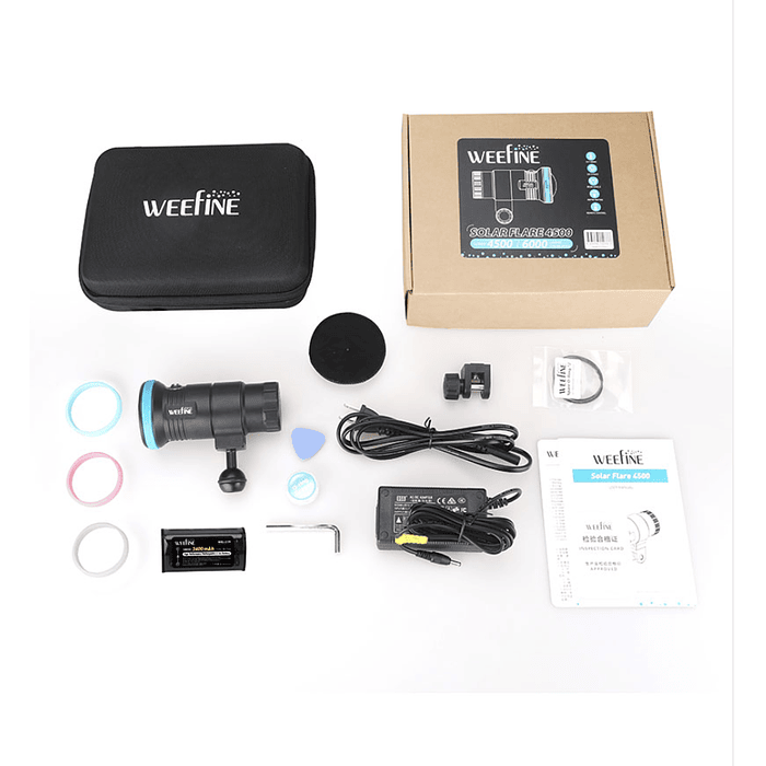 Luz de vídeo SolarFlare 4500 [WF102] Weefine  1