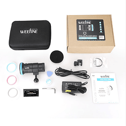 Luz de vídeo SolarFlare 4500 [WF102] Weefine 