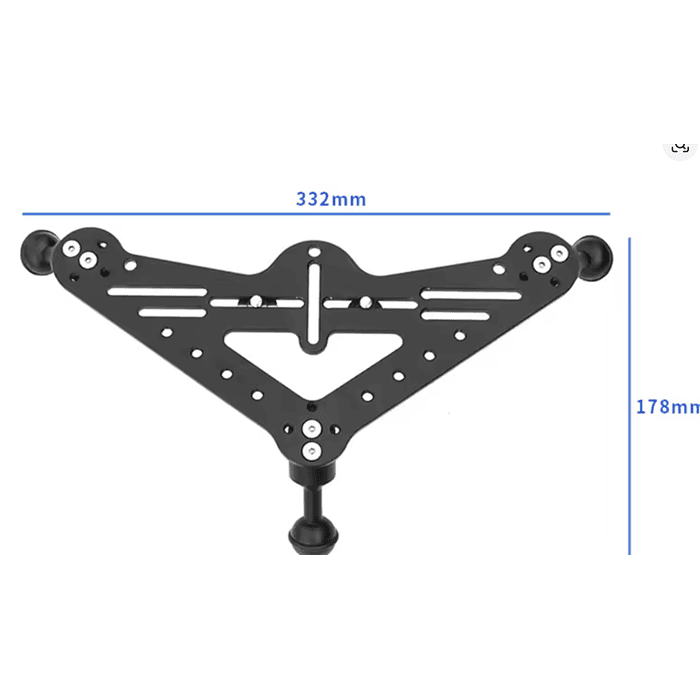 BASE DE ALUMINIO ANODIZADA SJ-1 SEAFROGS 4