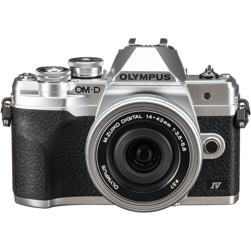 CAMARA OLYMPUS OM-D E-M10 MARK IV CON LENTE 14-42mm EZ GRIS