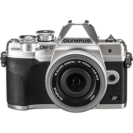 CAMARA OLYMPUS OM-D E-M10 MARK IV CON LENTE 14-42mm EZ GRIS