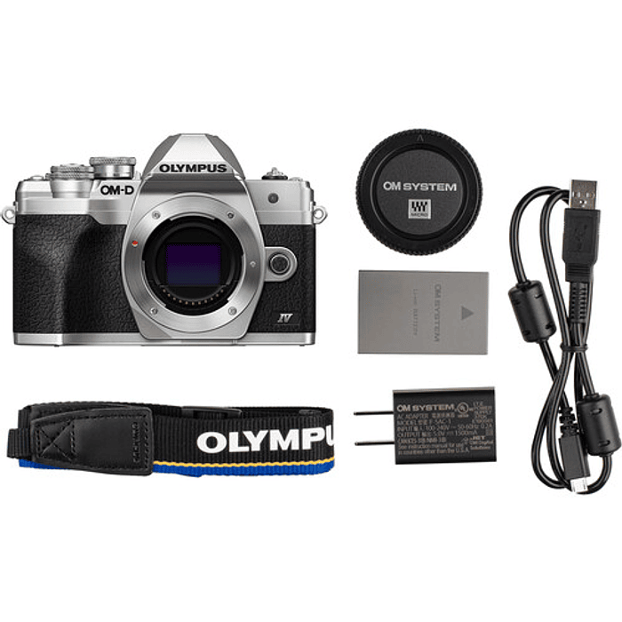 CAMARA OLYMPUS OM-D E-M10 MARK IV CON LENTE 14-42mm EZ GRIS 3