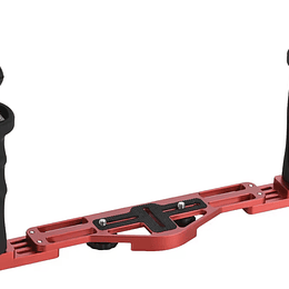 BASE DE ALUMINIO COMPACTA DOBLE ROJA