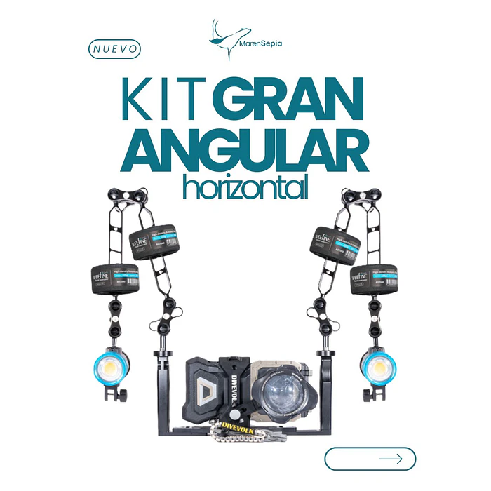 KIT DIVEVOLK GRAN ANGULAR HORIZONTAL WEEFINE 7000 1
