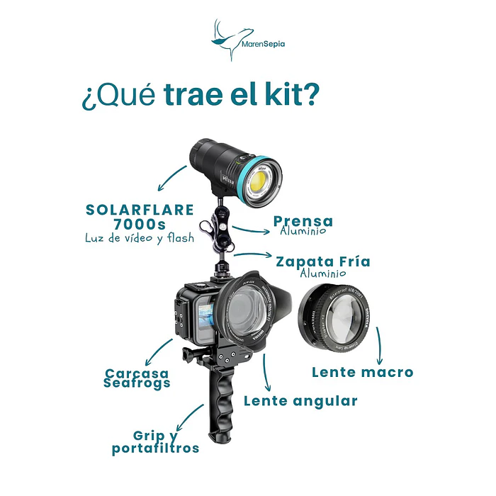 KIT DJI OSMO ACTION 6 SIMPLE MAS FOCO WEEFINE 4500 2