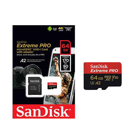 TARJETA DE MEMORIA SANDISK MICROSD 64GB EXTREMEPRO