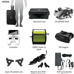 FIFISH V6 EXPERT M200A ROV QYSEA