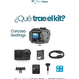 KIT DJI ACTION 6 MÁS CARCASA SEAFROGS - OPEN BOX