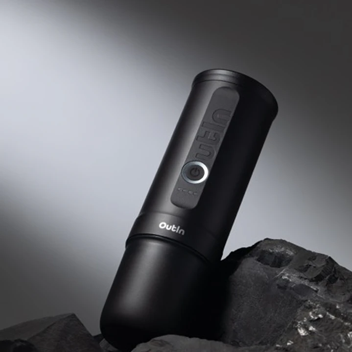 Máquina de Café Espresso Eléctrica Outin Portátil Nano 2 Gris Espacial 1