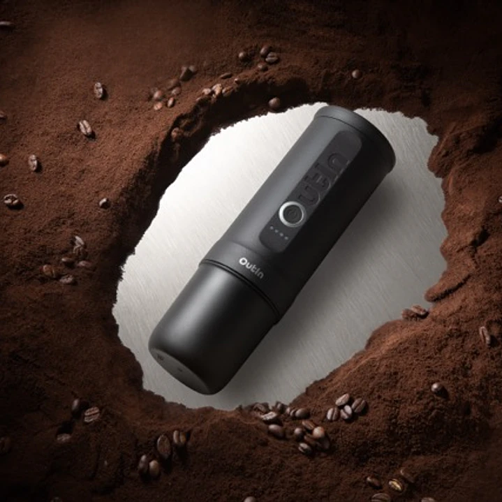 Máquina de Café Espresso Eléctrica Outin Portátil Nano 2 Gris Espacial 6