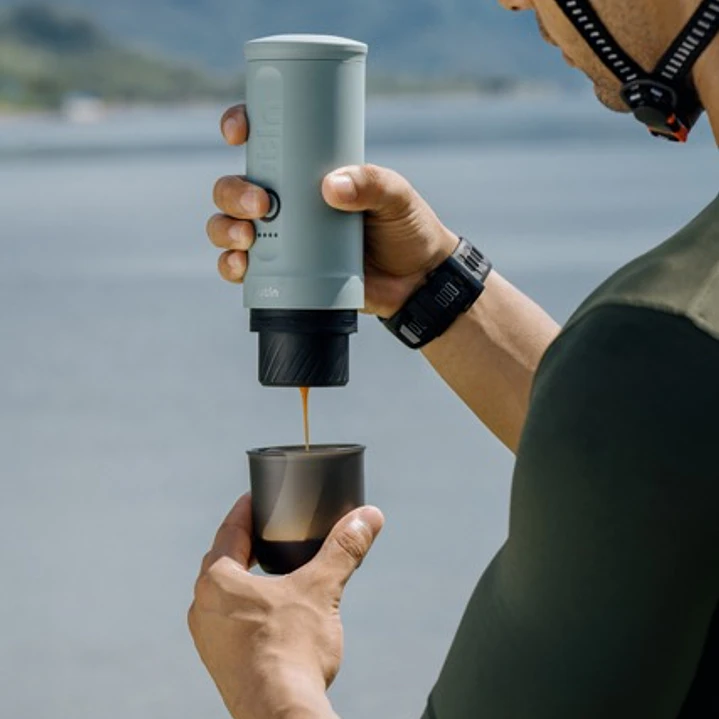 Máquina de Café Espresso Eléctrica Outin Portátil Nano 2 Verde Canyon 5