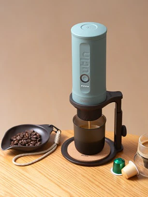 Máquina de Café Espresso Eléctrica Outin Portátil Nano 2 Verde Canyon