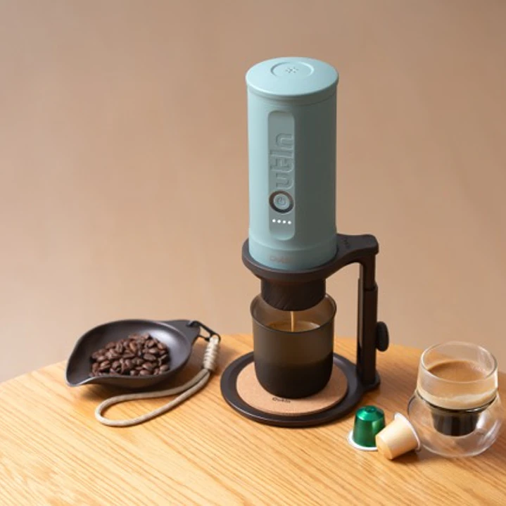 Máquina de Café Espresso Eléctrica Outin Portátil Nano 2 Verde Canyon 2