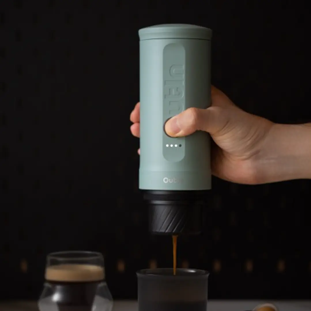 Máquina de Café Espresso Eléctrica Outin Portátil Nano 2 Verde Canyon 9