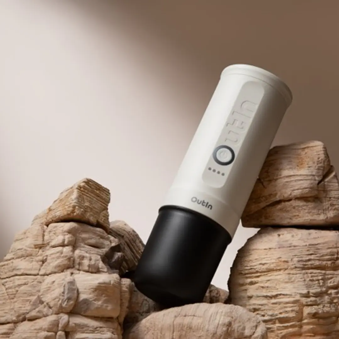 Máquina de Café Espresso Eléctrica Outin Portátil Nano 2 Blanco Perla 1
