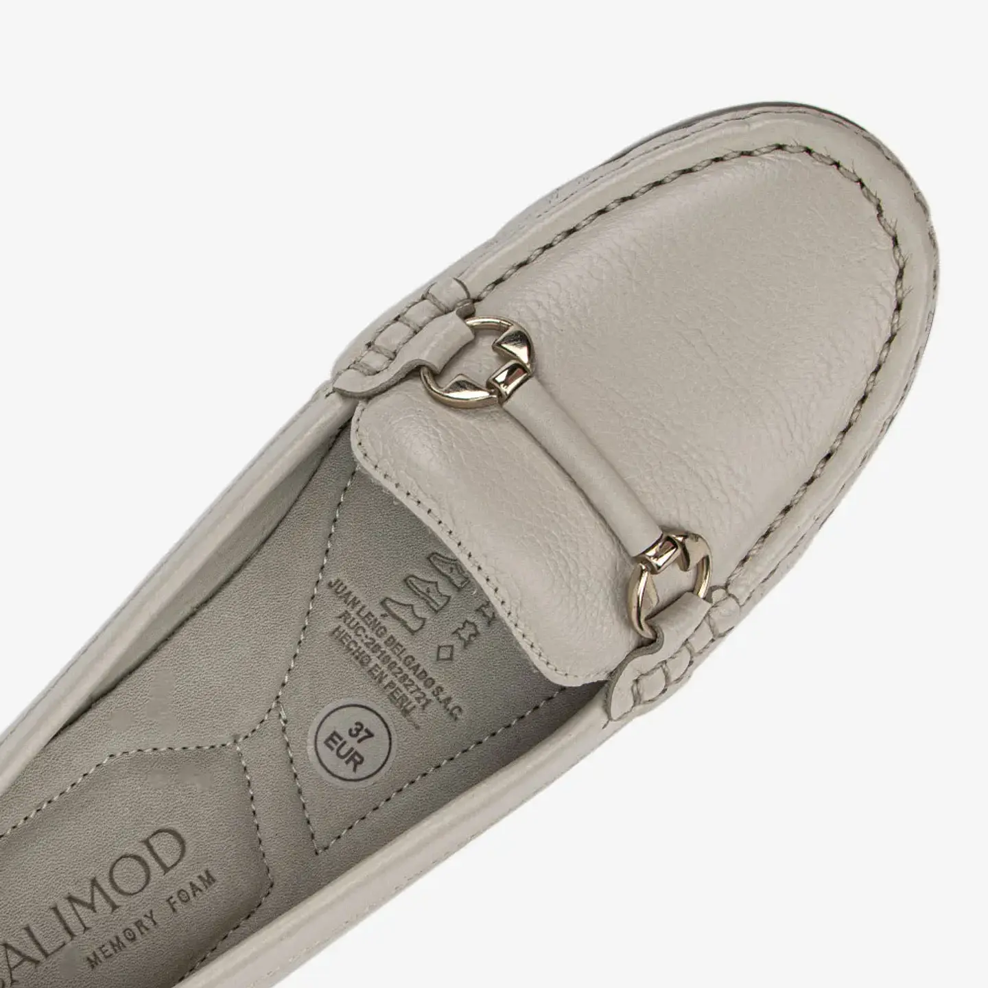 Mocasín Casual Marfil 3CK3001 4