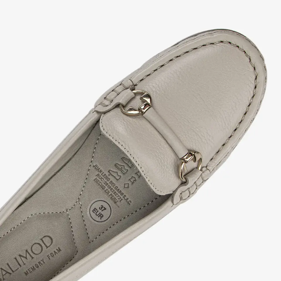 Mocasín Casual Marfil 3CK3001 4